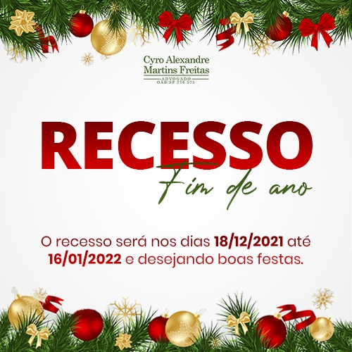 Recesso TESTE